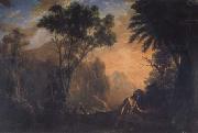 Claude Lorrain Landscape with St Onofrio (mk17) oil